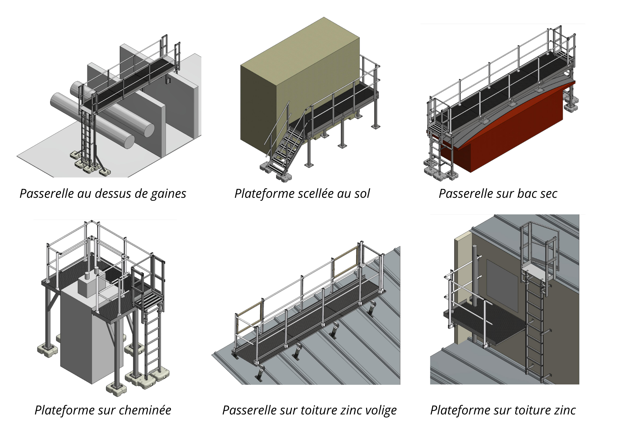 Plateforme et passerelle sur mesure - Solutions d'accès et de travail en hauteur sécurisées_1