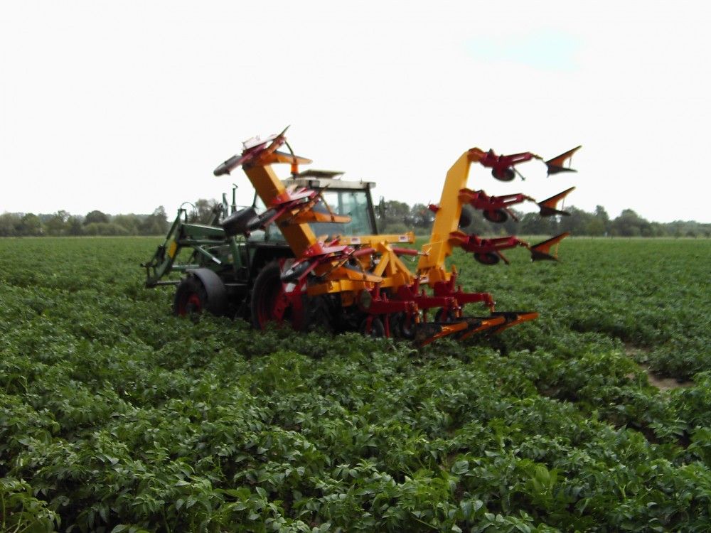 Sb02 - Butteuse agricole ZIBO - Châssis renforcé, rabattage hydraulique, 4 ou 8 rangs avec parallélogrammes_1