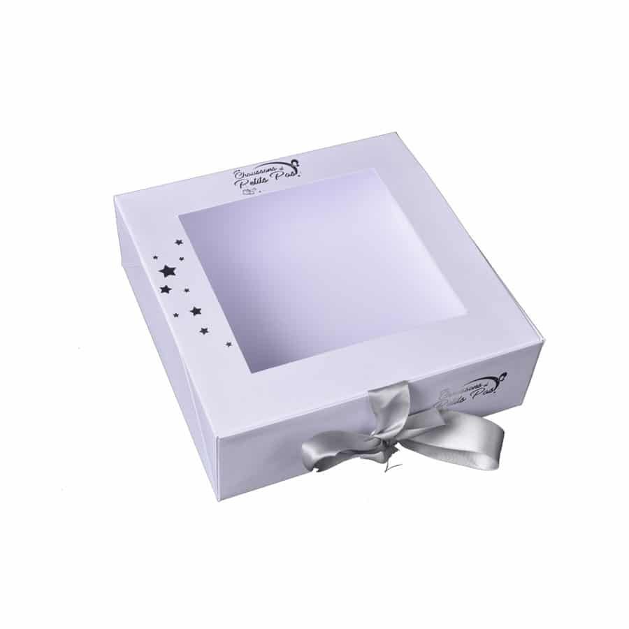 Coffret cadeau chic et facile à monter pour cosmétiques et vêtements