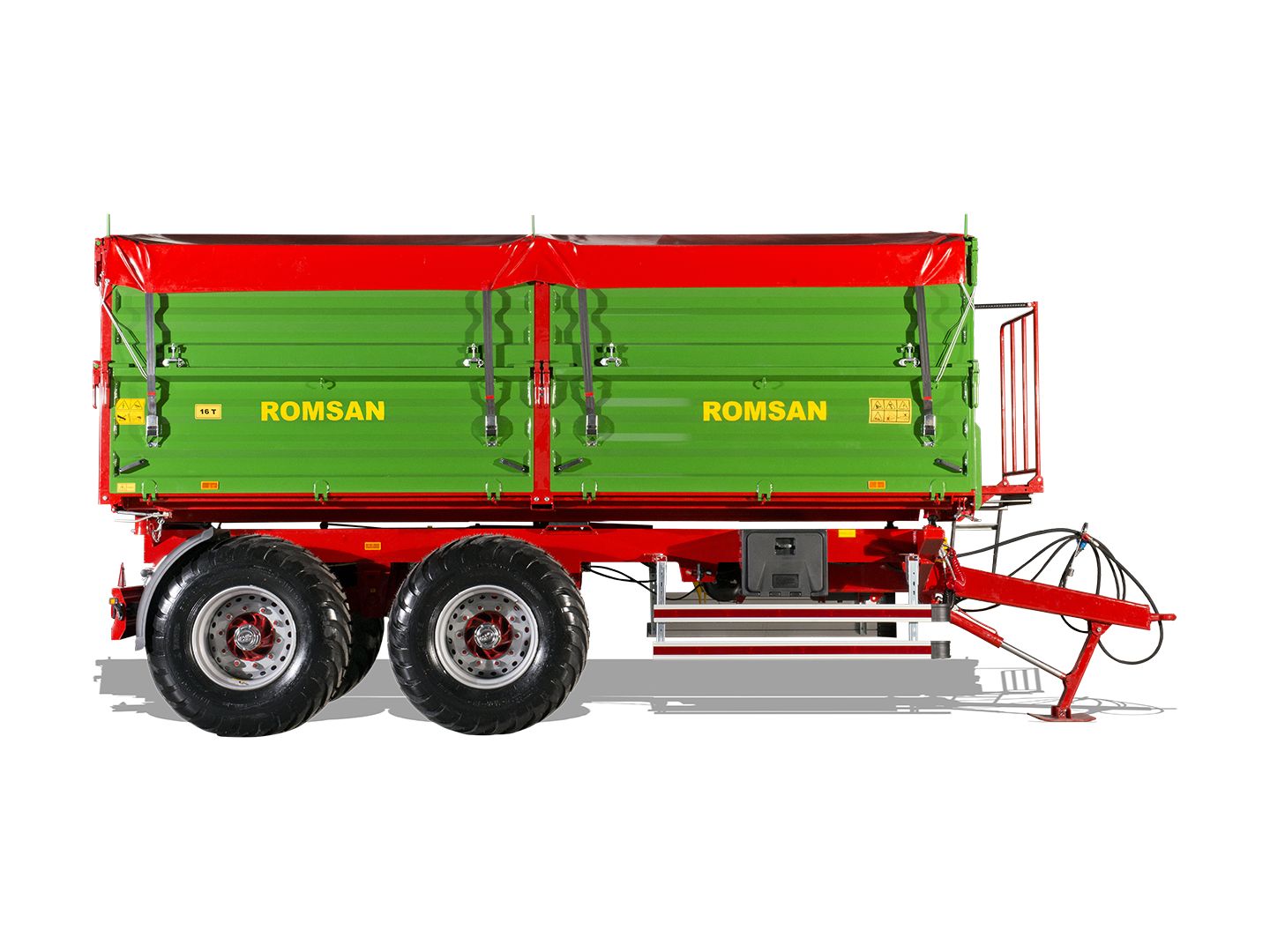 R 160 TASGA - Benne agricole à tandem essieu - Romsan - Capacité 16000 kg_1
