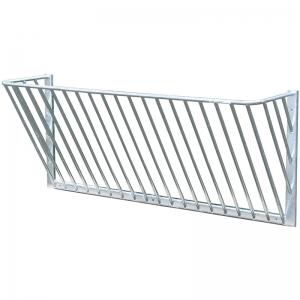 Râtelier mural droit pour chevaux - acier galvanisé - tailles 110 cm ou 200 cm_1