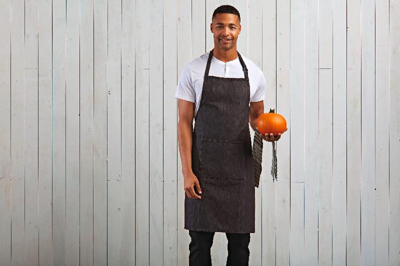 Tablier à bavette Colours avec poche centrale et boucle réglable - PR154_1