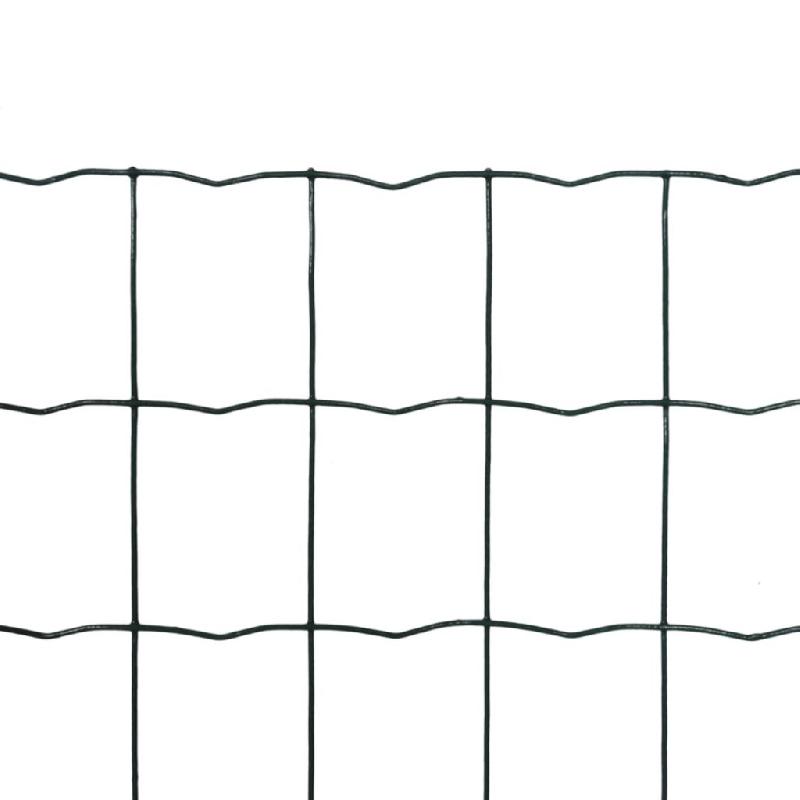 Vidaxl clôture euro acier 25 x 0,8 m vert 140578_1