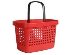 Panier de magasin 28 litres - couleurs disponibles : rouge, bleu ou vert_1