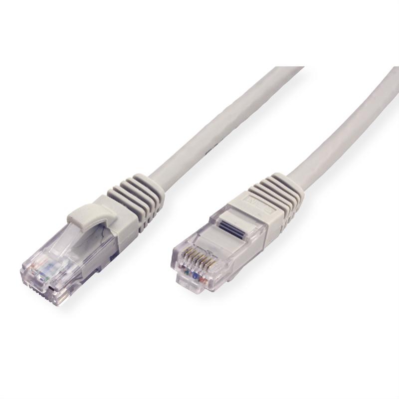 Cordon VALUE Cat.6A (Classe EA) / 10 Gigabit UTP, gris, 5 m_1