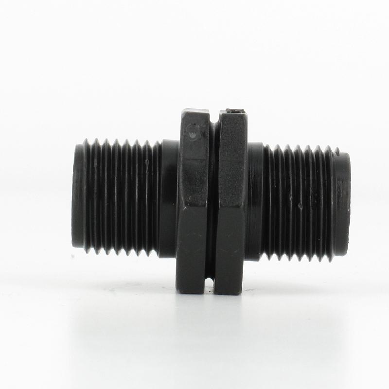 Mamelon Mâle/Mâle PP fileté 1/2