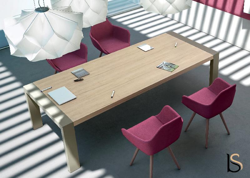 Table de réunion Kyo Light - Martex - Orme_1