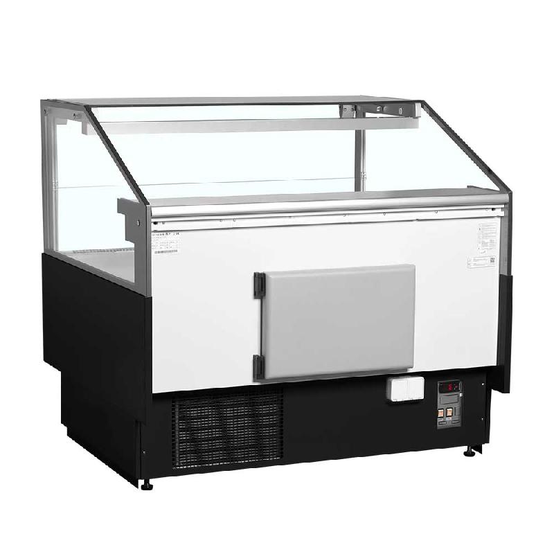 Vitrine comptoir spécial poisson 1250 mm noire -1 à +5 °C | TEFCOLD SOCA-F12590B_1
