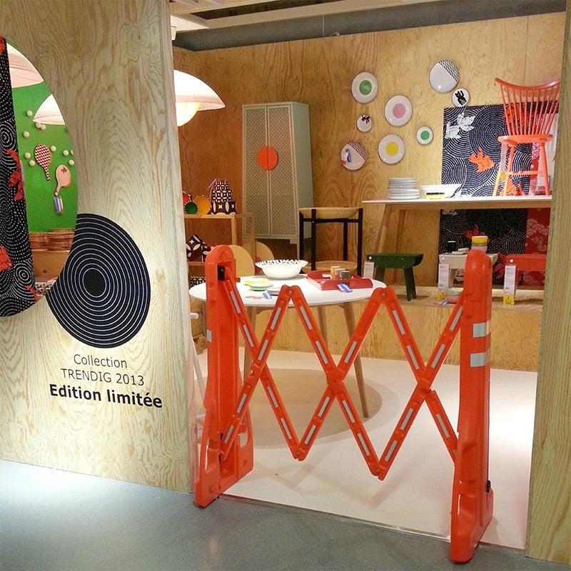 Barrière de sécurité extensible 2m40 - Rouge_1