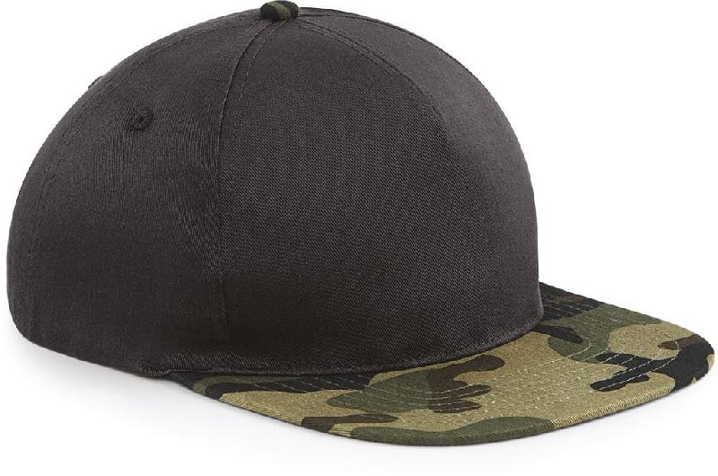 Casquette Snapback Camo Beechfield - 100% coton sergé avec motifs camouflage - Réf: B691_1