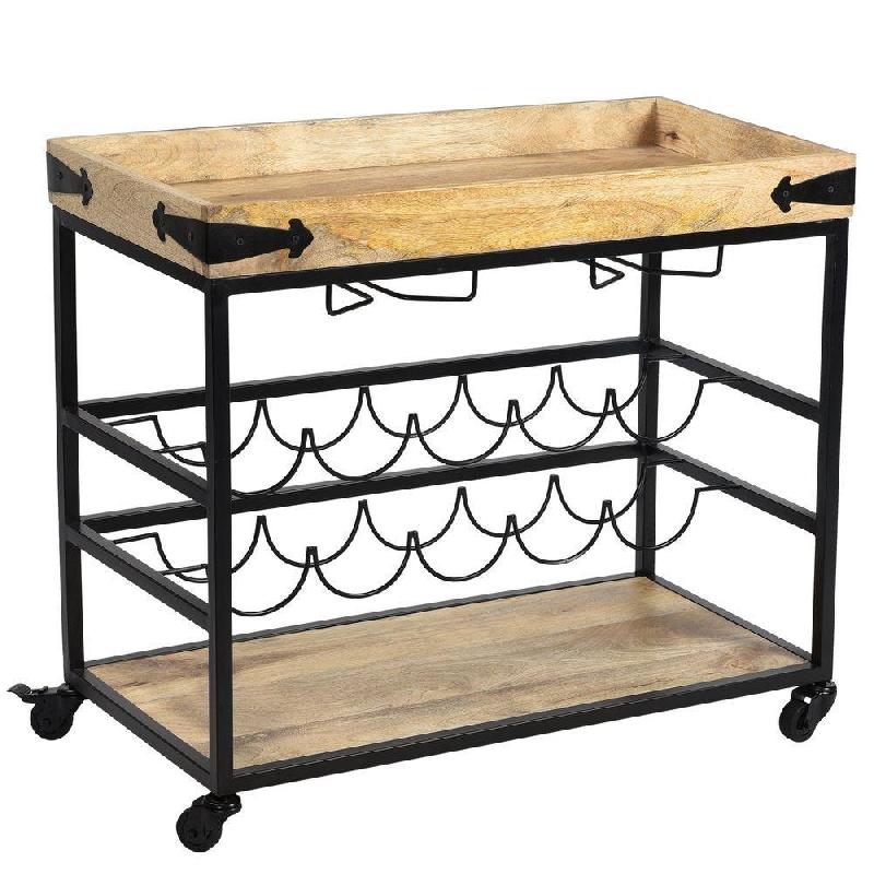 Desserte caviste Portland L86 x P40 x H71 cm_1