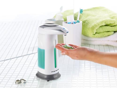 Distributeur de savon automatique Pearl - détecteur de mouvement, design hygiénique, capacité 400 ml_1