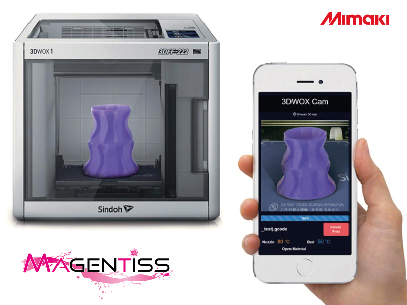 Imprimante 3D de bureau - Mimaki 3DFF-222 - idéale pour gabarits et enseignes tridimensionnelles_1