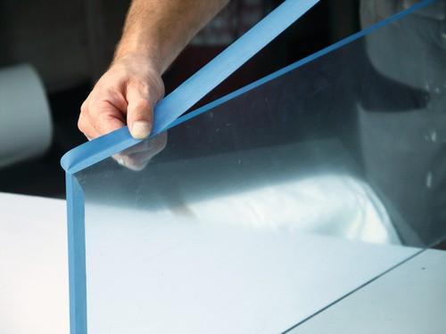 Ruban adhésif masquage papier - couleur chamoi et bleu - largeurs de 19mm à 100mm - référence RATMSK et 4308_1