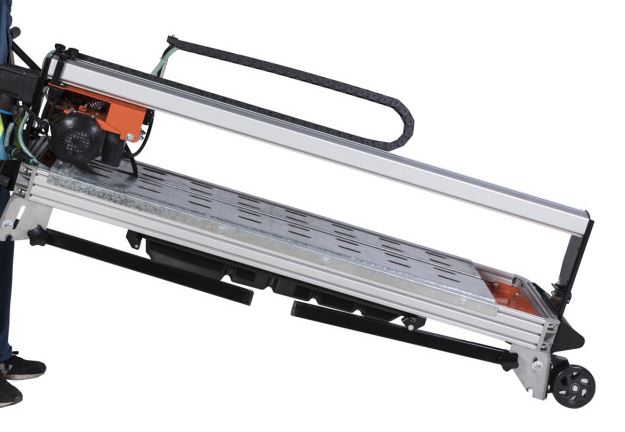 Scie sur table à pont, châssis aluminium pour le carreleur professionnelle - GÖLZ - TS250A_1