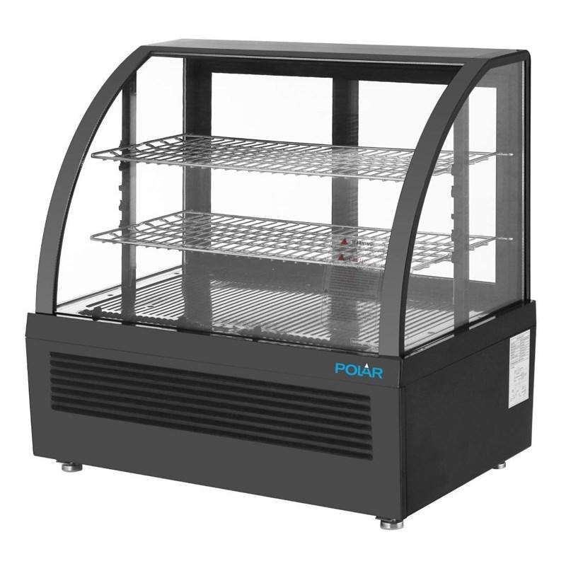 Vitrine réfrigérée de comptoir - 100L - Série C - Noire  - CU636 | Polar_1