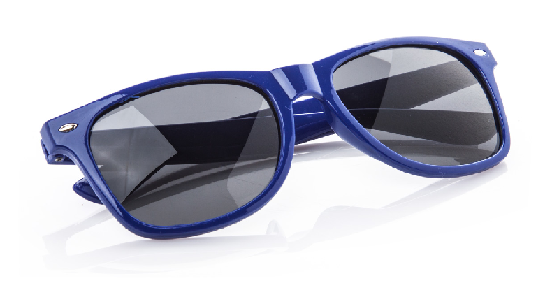 Lunettes de soleil ''Xaloc'' en plastique - Protection UV 400 - Couleur bleu - 26g_1
