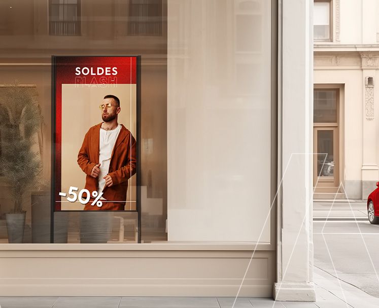 Écran vitrine - LG - Gamme XS - 49 pouces - Pour vos vitrines de magasins, points de vente ..._0