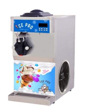 Machine à glace italienne comptoir 2,1 KW avec moteur Mitsubishi et compresseur EMBRACO - Ice Pro - BKNA26_1
