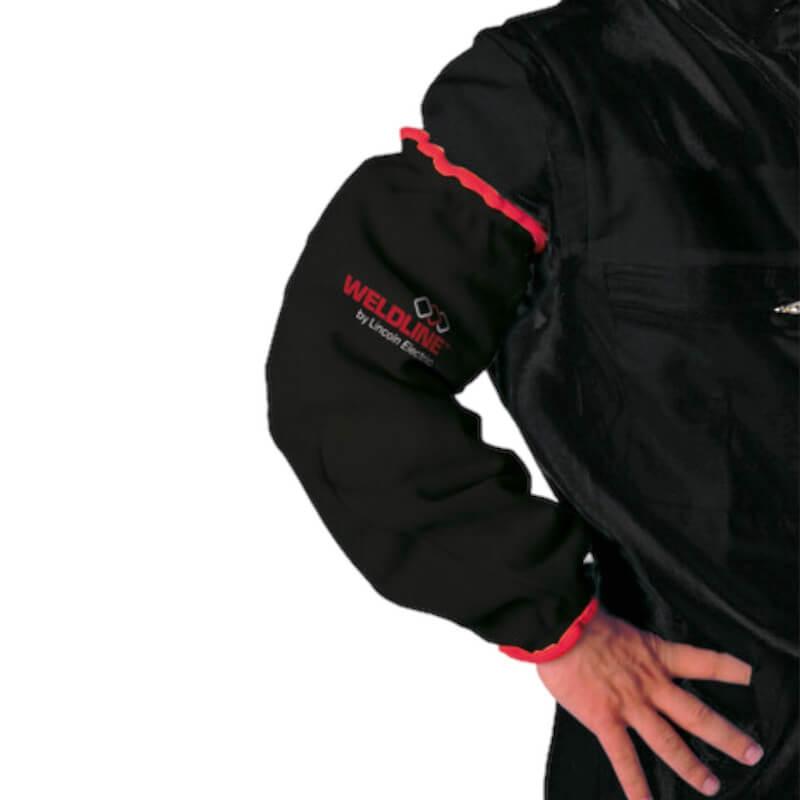 Manchettes de soudeur en croute de cuire Lincoln Electric_1