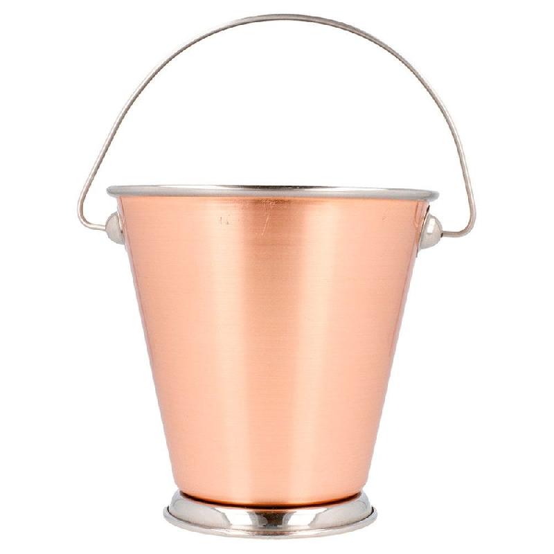 Mini seau inox cuivre Ø12x12cm - par 12_1