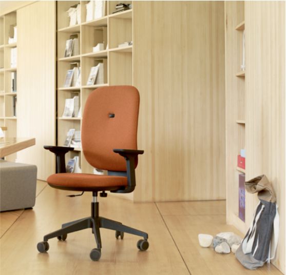 Fauteuil ergonomique Alaia - dossier tapissé ou résille, 3 mécanismes, 2 types d'accoudoirs_1