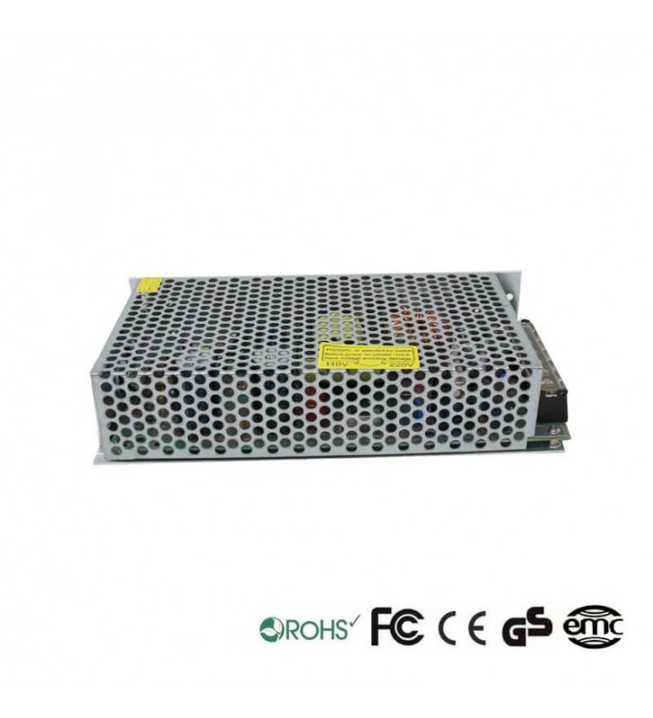 Alimentation 12V continu - 200W - 16.6A - Tecmo - Référence 12V200W - Structure aluminium - Certifiée CE et ROHS_1