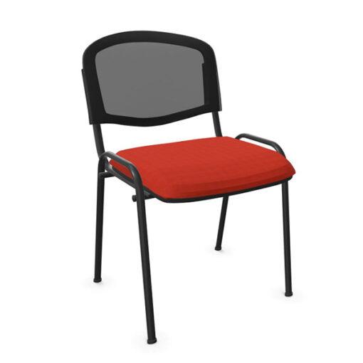 Chaise visiteur neuf - LENA - dossier résille - empilable - différentes couleurs disponibles_1