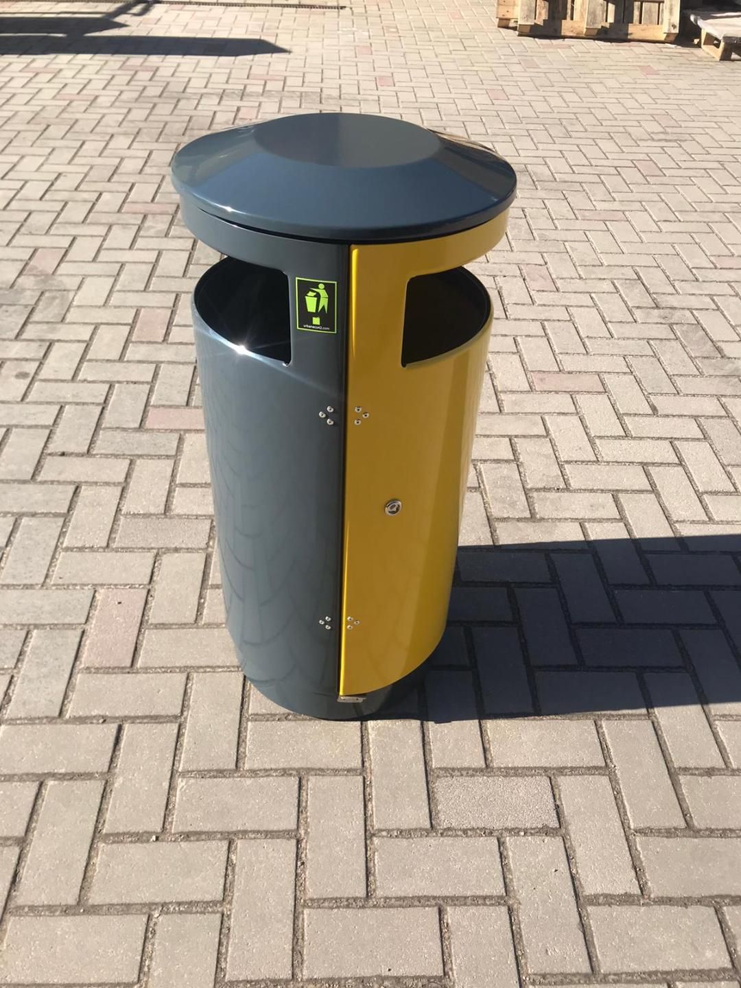 Corbeille AUSTRALIA - Tri sélectif 2 flux 40L - Coloris personnalisables_1