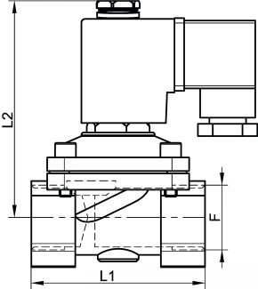 Électrovanne ATEX à commande directe - Inox 1.4408 - taraudage Gaz - Membrane FPM - DN15 à DN20_1