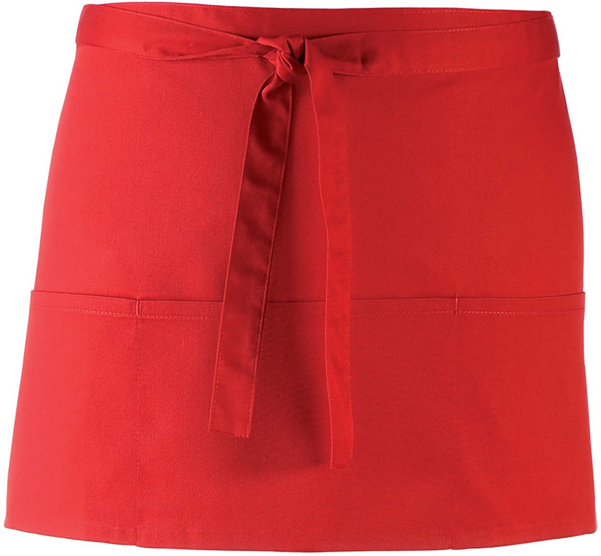 Mini tablier court - 3 poches - nombreux coloris disponibles - modèle PR155 - polyester et coton sergé_1