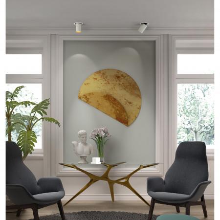 Spot saillie HIDRA LED COB 18W - 1575 lumens - CRI80 - 3000K - angle 30° - extérieur blanc et intérieur gris argent_1