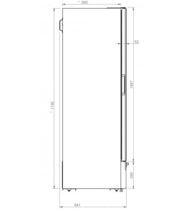 Vitrine verticale positive , pour chr, traiteurs, boulangeries, pâtisseries et chocolateries -glee mid 21 iarp_1