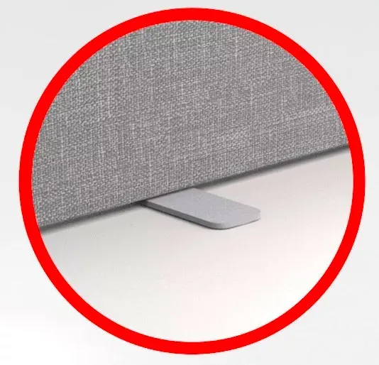 Cloison panneau acoustique vertical sur pieds plats So Jaca_1