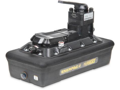 PAMG1405N, Pompe hydraulique pneumatique Turbo II, 4/3 Distributeur manuel, 3770 cm3 d'huile utile, pour les vérins double effet_1