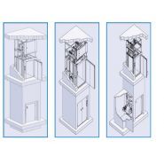 Monte-charges élévateurs Ype 750.10/49 et 750.15/50 - CMC monte charges - 750 kg - pylône autoportant_1