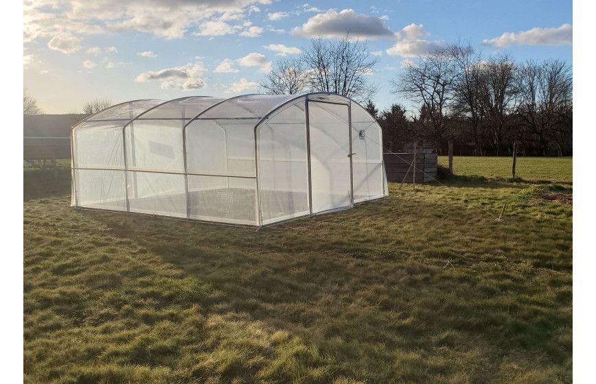 Serre de jardin 4 mètres de large pour un accès plus facile à vos cultures  - 4 SAISONS PLUS_2