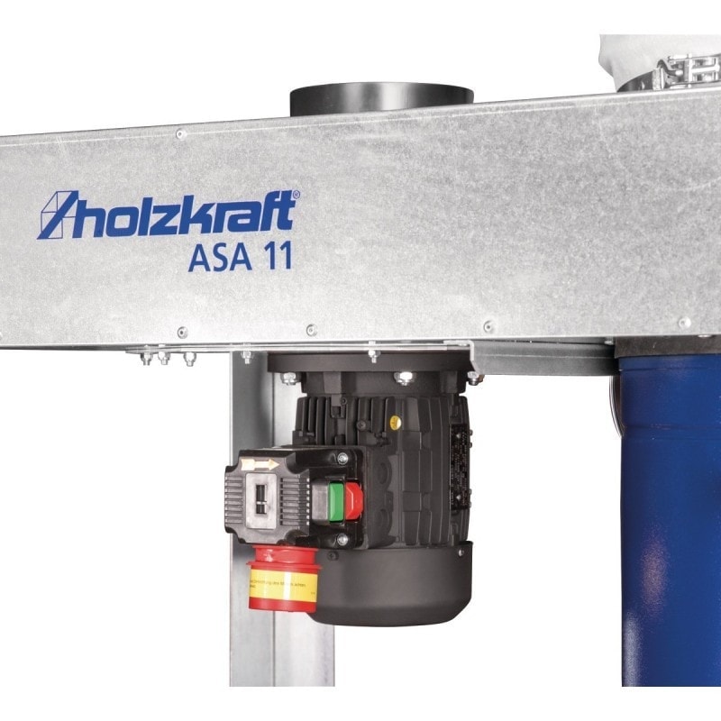 Unité fixe d'aspiration Holzkraft ASA 11 AFB - 5133210 - Grand volume de collecte de copeaux, robuste et polyvalente_1