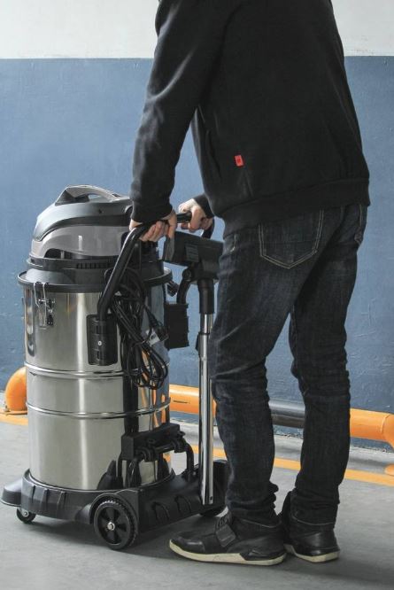 Aspirateur eau et poussière 50L - 230V 1200W - Cuve métallique basculante, décolmatage, souffleur - Réf. 50006_1