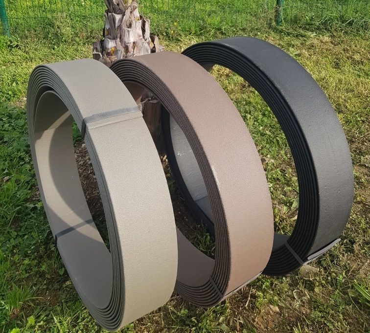 Bordure à dérouler BAD14/20N Urbi Roul' - Gris naturel 100% recyclé - Rouleau 14cm x 20m_1