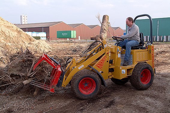 Fourche à fumier KM 250 Knikmops Rollmops - avec grappin pour travaux agricoles et jardinage_1