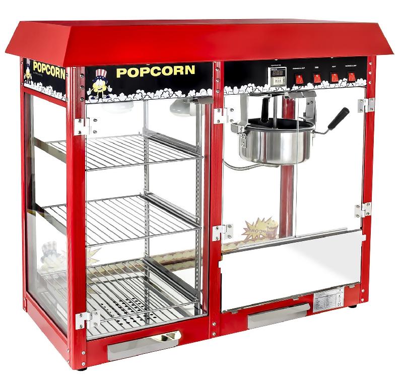 Machine à pop corn avec compartiment chauffant_1