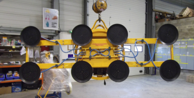 Palonnier à ventouses pour la pose de vitrages - Capacité jusqu'à 800 kg - Disponible en location_1