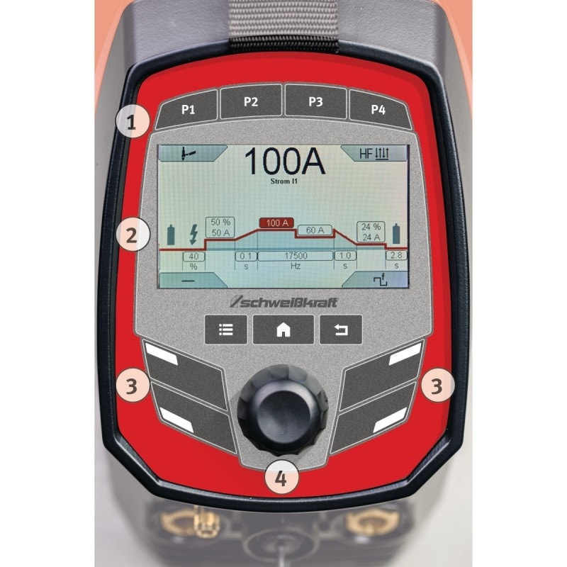 Poste à souder professionnel Schweisskraft HIGH-TIG PLUS 230 DC - ultra-compact, 230 ampères, avec technologie PFC_1