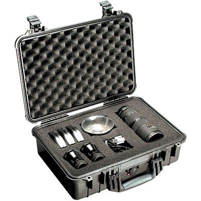 1500EU Valise Protector - Valise étanche Peli - Intérieur 42,8 × 28,6 × 15,5 cm - Résistante aux chocs et à la poussière_1