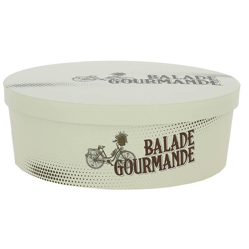 Boite carton ronde empilable Balade Gourmande Ø26 -_1
