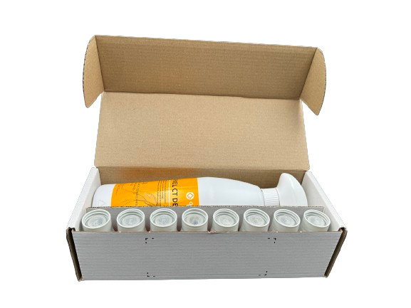 Capxel kit demarrage ct deng c 50ml ultra-concentre degraissant boite de 8+flacon pulverisateur_1