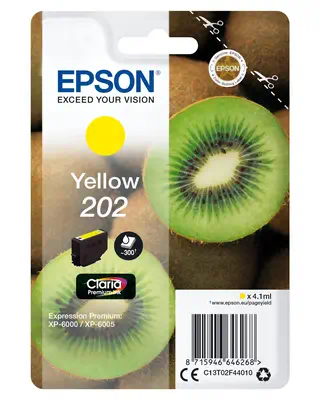 Epson Kiwi Singlepack Yellow 202 Claria Premium Ink_1