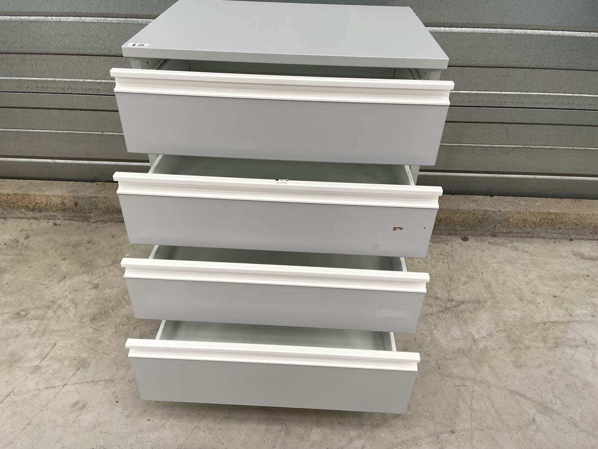 Meuble sous paillasse d'occasion de laboratoire - 4 tiroirs - p21091189_1