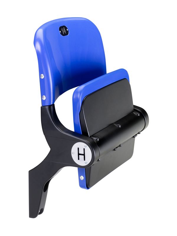 Siège de gradin rabattable M2012 - polypropylène résistant UV - options personnalisables_1